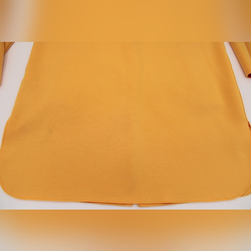 Carolina Belle Montreal Yellow Longline Duster M Snap Front - Picture 11 of 11